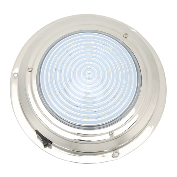 6,5 tommer Båd LED Courtesy Light 12VDC 30 LED Lampeperler 316 Rustfrit stål til campingvogn RV badeværelse hall
