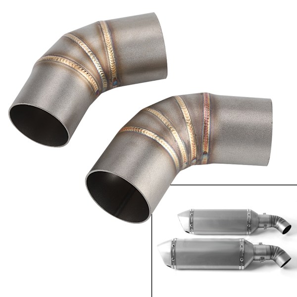 Eksosutblåsingsrør for midtre kobling for motorsykkelmodifisering for DUCATI 696 2008-2014