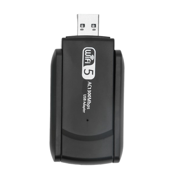 USB Wifi-adapter 1300 Mbps 2,4 GHz 5 GHz Höghastighets USB 3.0 Plug and Play Wifi-dongel för telefon, surfplatta, laptop