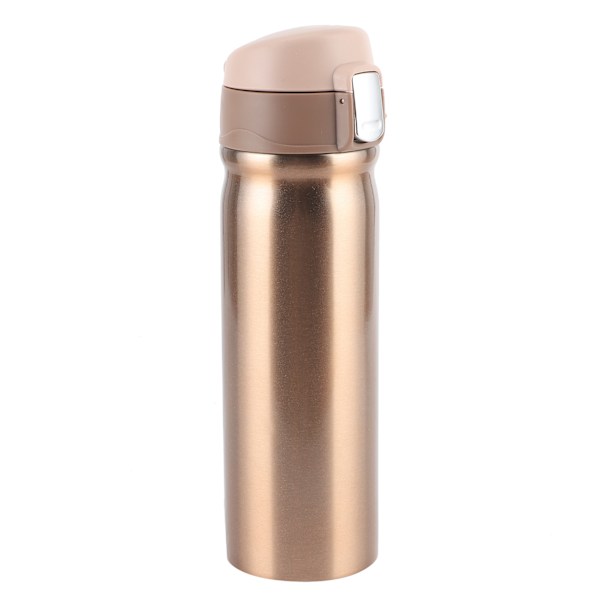 Biluppvärmd kopp Elvärme 304 Rostfritt stål isoleringsflaska 400ml Rose GoldDC 24V