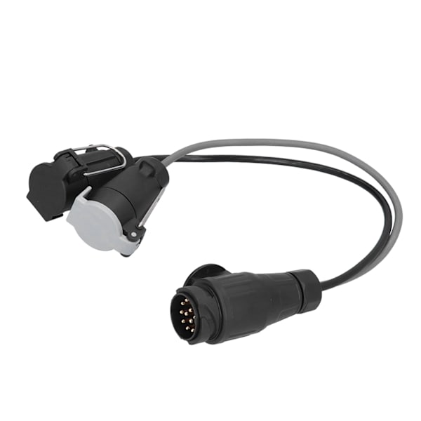12V 13-pinners til 7-pinners tilhengerplugg-konverter Plast PVC Messing for standard europeiske campingvogner bobiler
