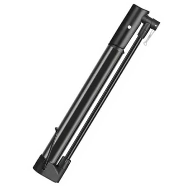 Sykkelpumpe Aluminiumslegering Høy hardhet Portabel Mini Svart Sykkelgulvpumpe for Terrengsykler