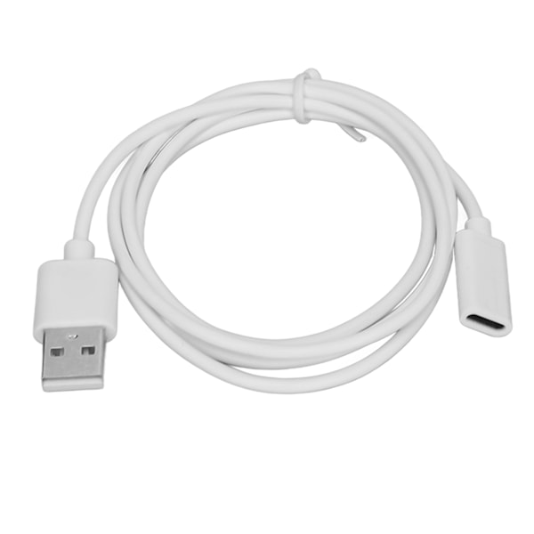 USB Ladekabel Lader Adapter Ledning Erstatning USB til Type C Hunn for Huawei Freelace For Honor Xsport Hvit 1M