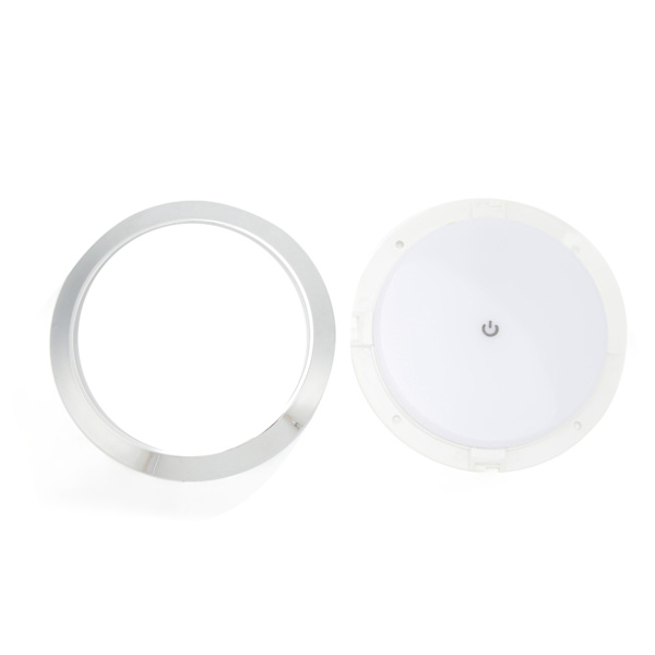 7-tommers RV Touch-leselys Takkuppellys Energibesparende LED-interiørlampe Panel Ganglys for RV Yachter DC 24V