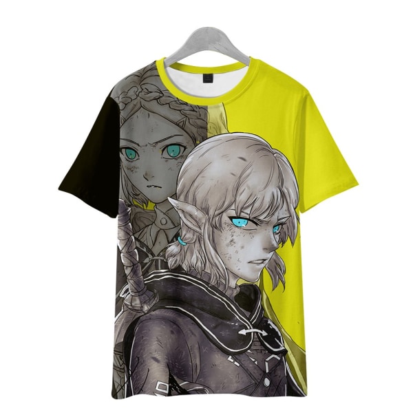 The Legend of Zelda Tears of the Kingdom T-shirt för män Toppar Mode kortärmad unisex crewneck lös t-shirt för barn style4 130(kids)