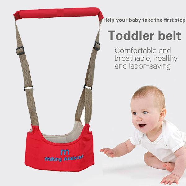 Justerbart toddler för småbarn som lär sig gå, baby red