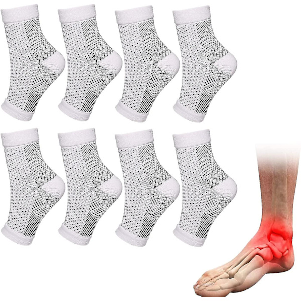 5 par lugnande strumpor för neuropati Smärtlindring vid sänggåendet lugna strumpor Trötthet Kompression Fotärm Stödbygel Sockdi Man Jia XL