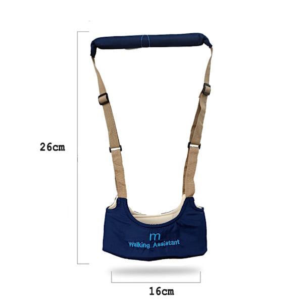 Justerbart toddler för småbarn som lär sig gå, baby navy blue