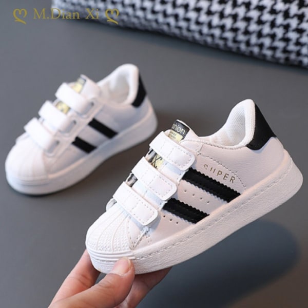 Children's Design White Sneakers Toddlers Girls Boys Mesh Breathable Lace-up Casual Sport Shoes Kids Tennis 2-6Y Toddler Shoes Beige 22