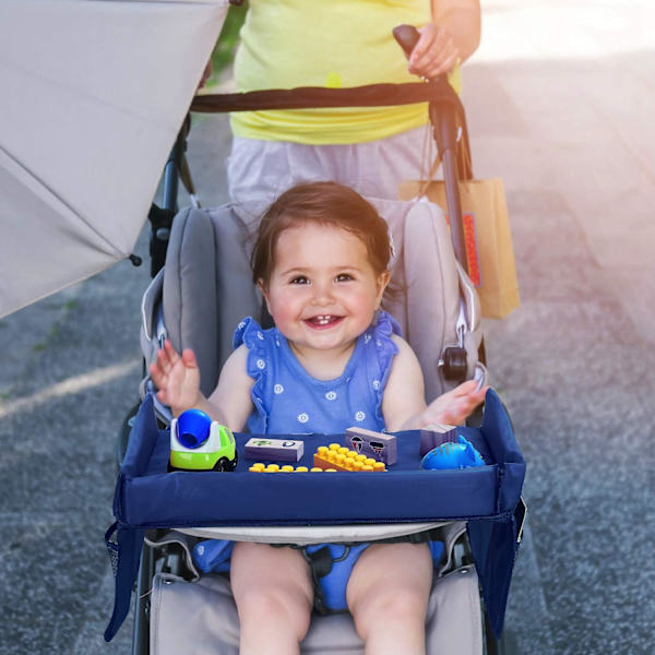 Lekbord till bilbarnstol blue one size