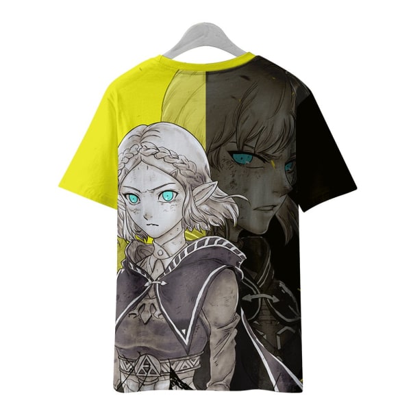The Legend of Zelda Tears of the Kingdom T-shirt för män Toppar Mode kortärmad unisex crewneck lös t-shirt för barn style4 130(kids)