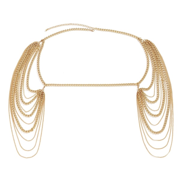 Punk Shoulder Chain Tofs Layered Upper Arm Chain Metal StylE2
