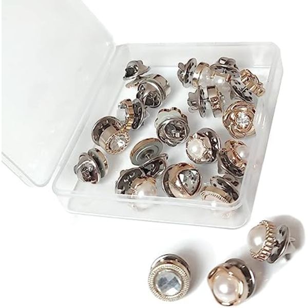 Broschknappar 20-pack