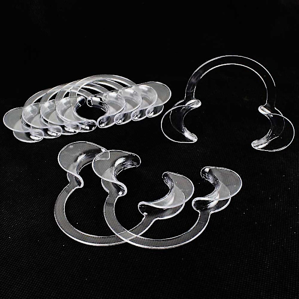 18pcs Mouthpieces For Speak Out Game,dental Cheek Retractors, Lip Openers For 6 Kids And