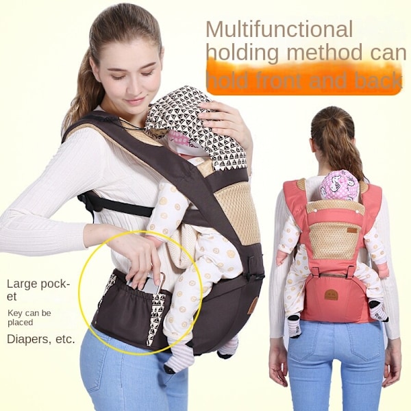 Baby Midja Pall Multifunktionell Four Seasons Universal Front Kram Barn Horisontellt Hållande Stil Pink