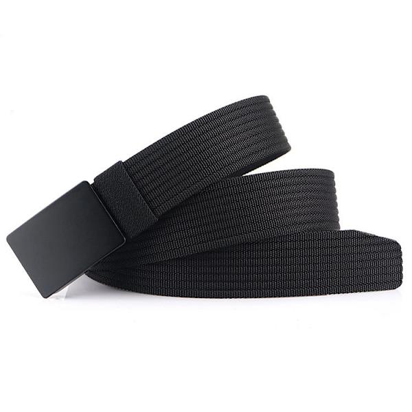 GRIP6 Webbbälten för män - Nylon - Fullt justerbart Casual black