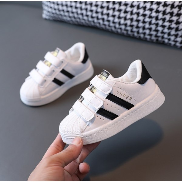 Children's Design White Sneakers Toddlers Girls Boys Mesh Breathable Lace-up Casual Sport Shoes Kids Tennis 2-6Y Toddler Shoes Blue 23