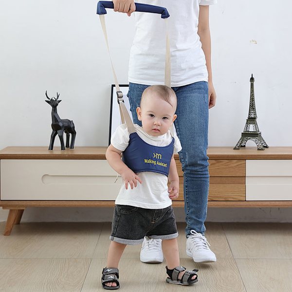 Justerbart toddler för småbarn som lär sig gå, baby navy blue
