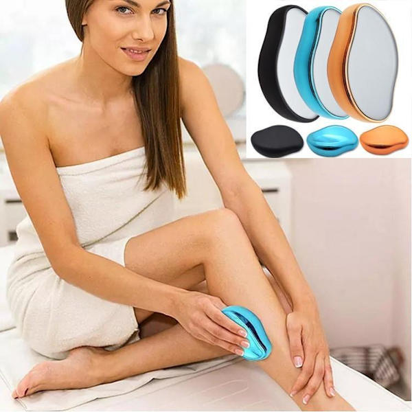 Crystal Hair Eraser - Smärtfri hårborttagning epilator Sky Blue blue
