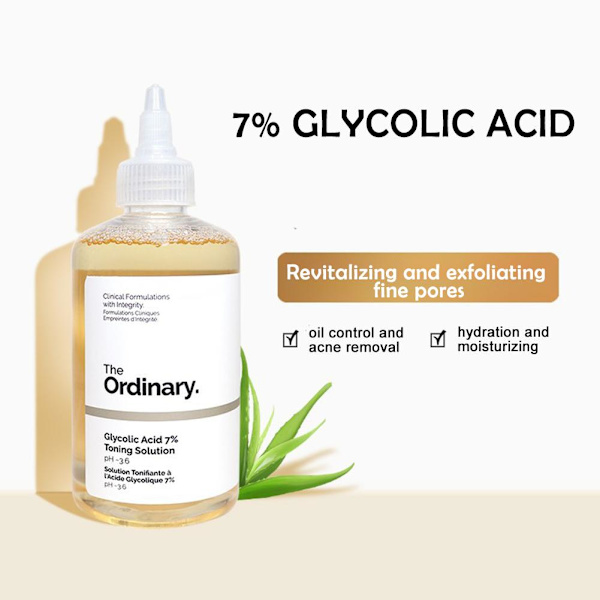 Vanlig glykolsyra 7% toning Resurfacing Solution-