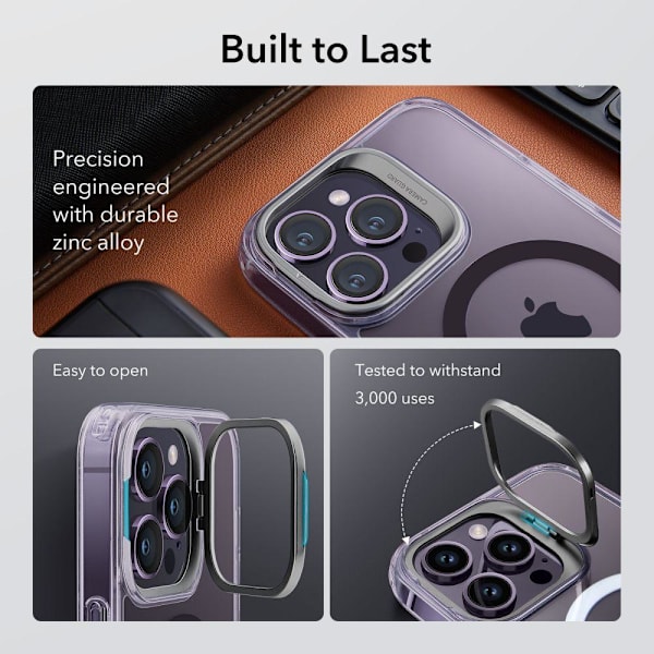 ESR iPhone 14 Pro Max Skal KickStand HaloLock MagSafe Lila