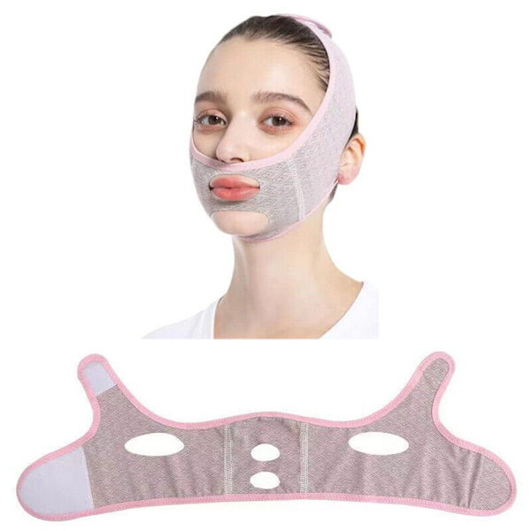 Beauty Face Sculpting Sleep Mask för kvinnor V Line Facial Shaping Belt 3PCS