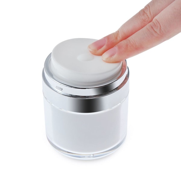 15/30/50 ml akryl vakuumpump flaska Airless behållare påfyllningsbar resekräm kosmetiska burkar 15ml