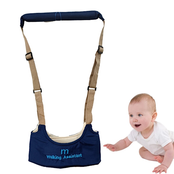 Justerbart toddler för småbarn som lär sig gå, baby navy blue