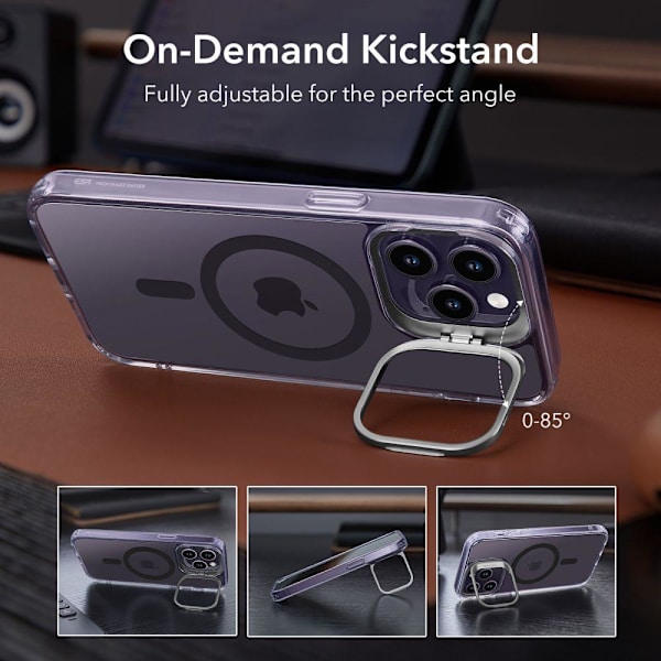 ESR iPhone 14 Pro Max Skal KickStand HaloLock MagSafe Lila