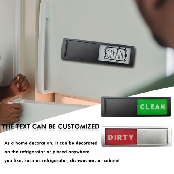 Nyaste Design Diskmaskin Magnet Ren smutsig skylt Indikator