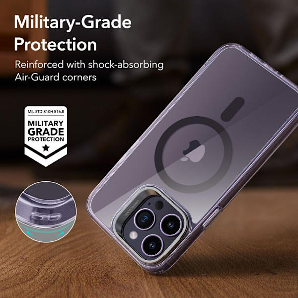 ESR iPhone 14 Pro Max Skal KickStand HaloLock MagSafe Lila