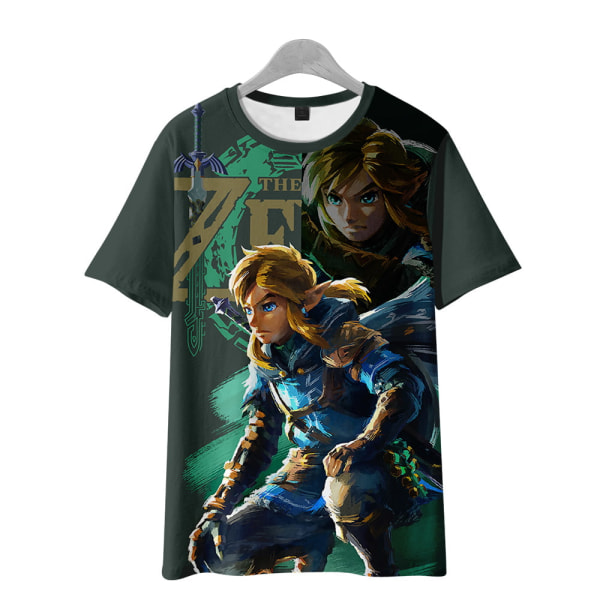 The Legend of Zelda Tears of the Kingdom T-shirt för män Toppar Mode kortärmad unisex crewneck lös t-shirt för barn style2 150(kids)