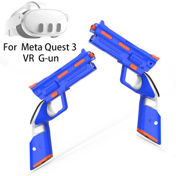 Replika af controller-pistol til Meta Quest 3, 3S | Blå
