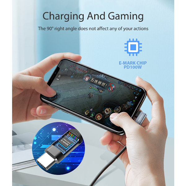 VortexVR-kaapeli 5m USB-C (Fast charging) + kiinnike | META QUEST LINK