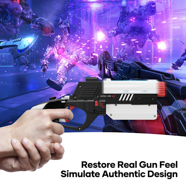 Haptisk pistol for Meta Quest 3 & Quest 3S