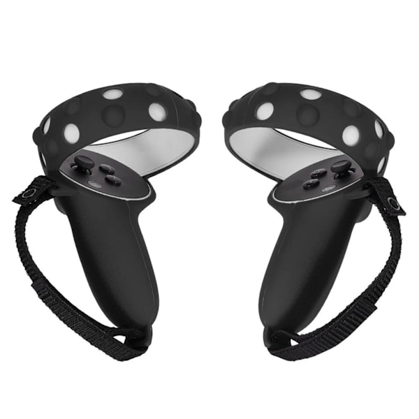 KOMBINERAD: Handkontrollskydd + hållare för Oculus Quest 2 - Röd