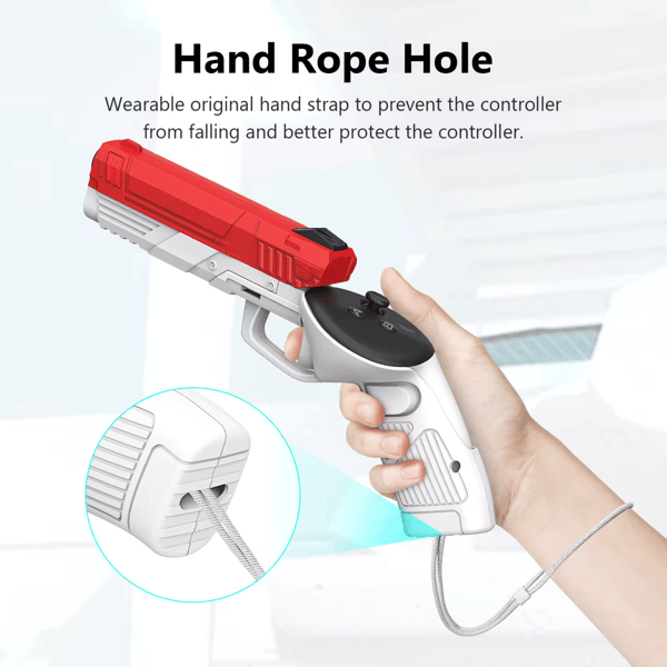 Controller gun replica 2.0 | til Meta Quest 3, 3S