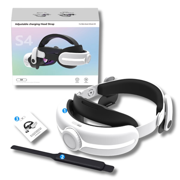 Head Halo Strap 12000 mAh akulla | Meta Quest 3S &amp; Quest 3 -malleihin
