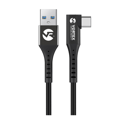 VortexVR 10m USB-A till USB-C-kabel för Meta Link | för Meta Quest 3 / 3S / 2