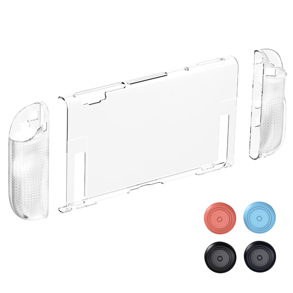 Transparent beskyttelsesdeksel med sklisikker grep | for Nintendo Switch 2