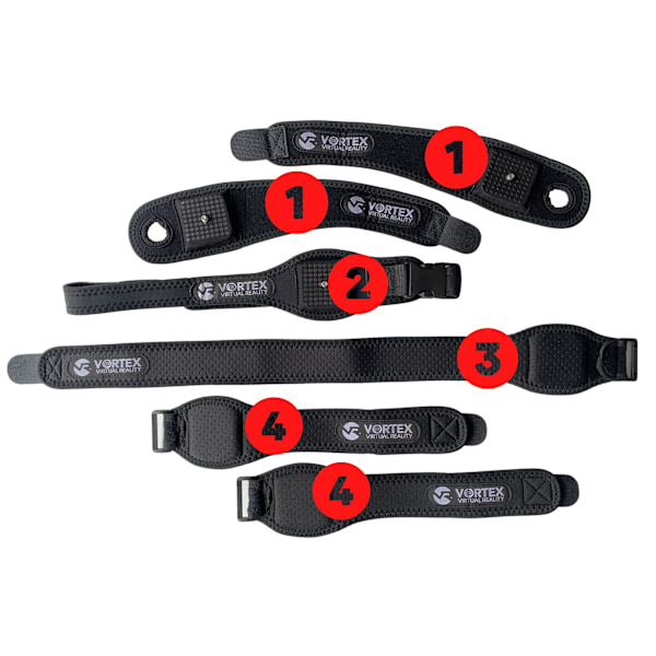 Kit för fästrem för HTC Vive Tracker