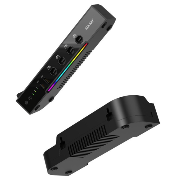 Kølebase med RGB, hub og holder til Nintendo Switch 2