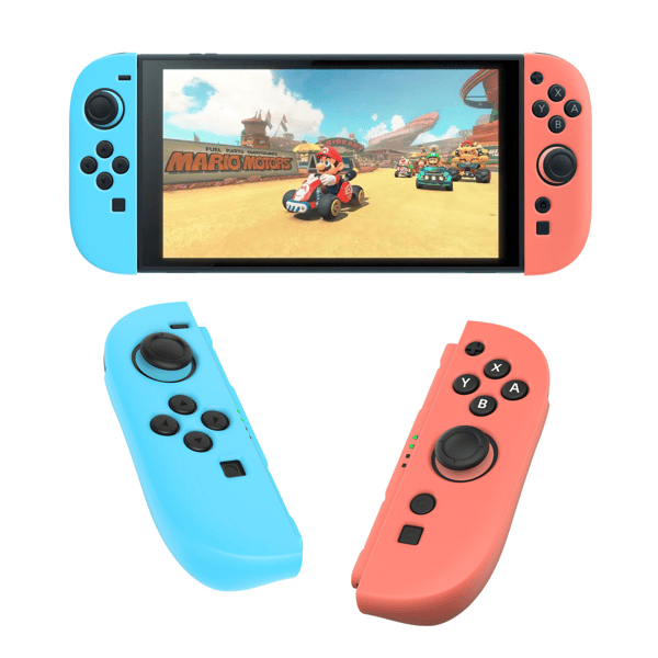 Silikonhylse gamepad-beskytter for Nintendo Switch 2 | Rosa / blå