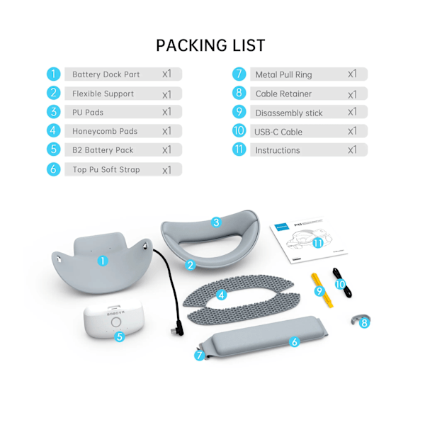 BOBOVR P4S | Pico 4 Ultra &amp; Ultra Enterprise uppgraderingssats