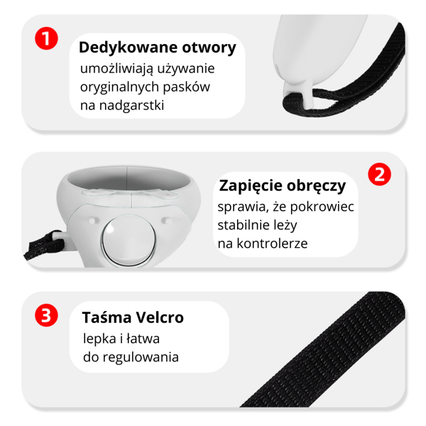 Cover til controller-strop til Oculus Quest 2|Grey