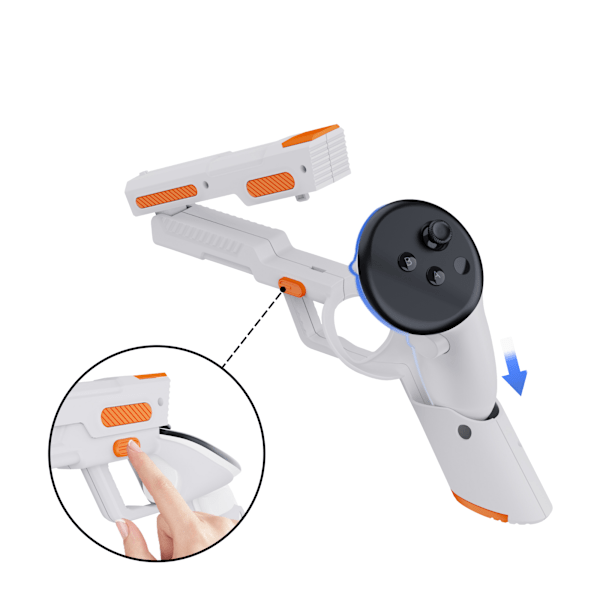 Replika af pistol til controllere | til Meta Quest 3, 3S