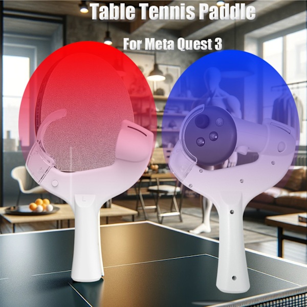 Bordtennis ping-pong racketar för Meta Quest 3