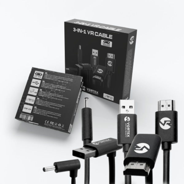 3-i-1-kabel för HTC Vive | VortexVR