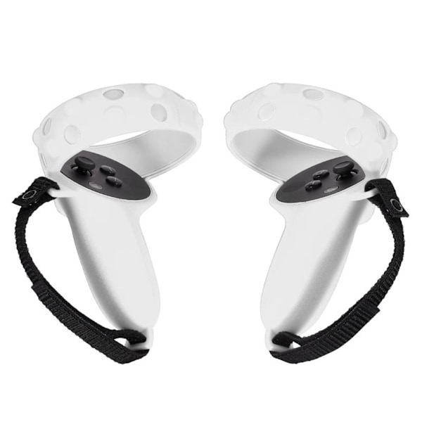 KOMBINERAD: Handkontrollskydd + hållare för Oculus Quest 2 - Röd