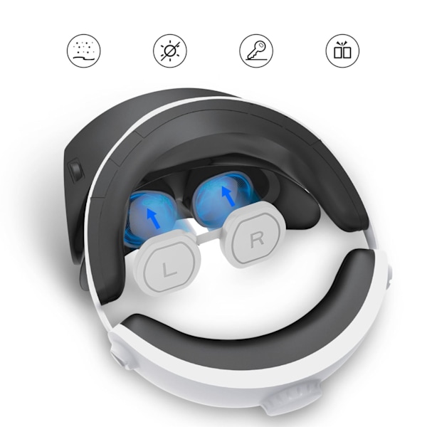 Silikone-linsebeskyttelse til PSVR2 | Grå